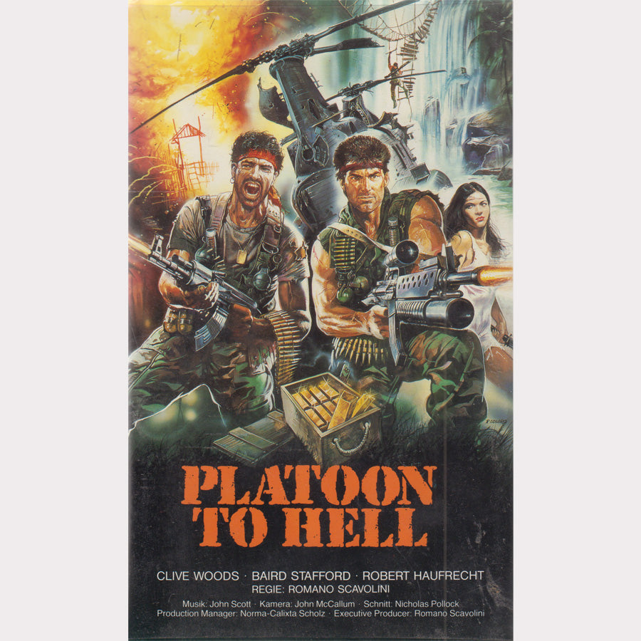 Platoon to Hell (VHS - 1987 - DE)
