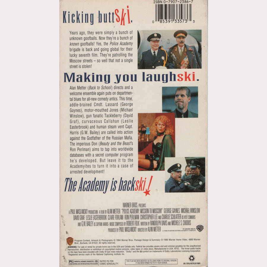 Police Academy: Mission to Moscow (VHS - 1995 - US)