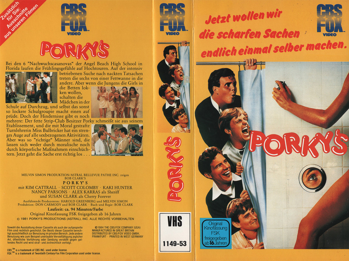 Porky's (VHS - 1984 - DE)