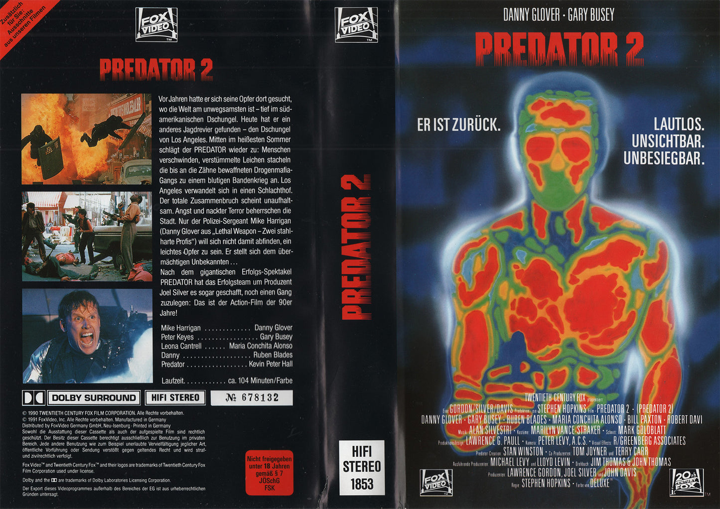 Predator 2 (VHS - 1991 - DE)
