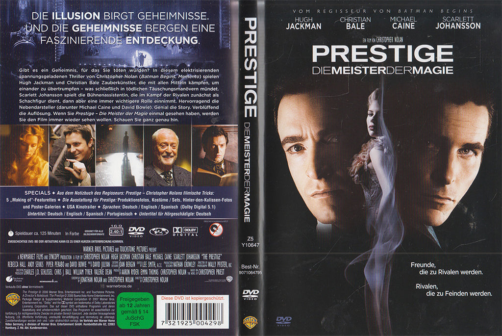 Prestige - Les Maîtres de la Magie (DVD - 2007 - DE)