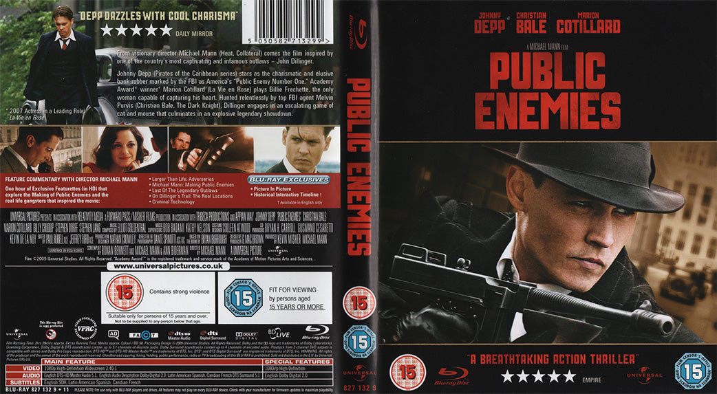 Public Enemies (Blu-ray - 2009 - UK)