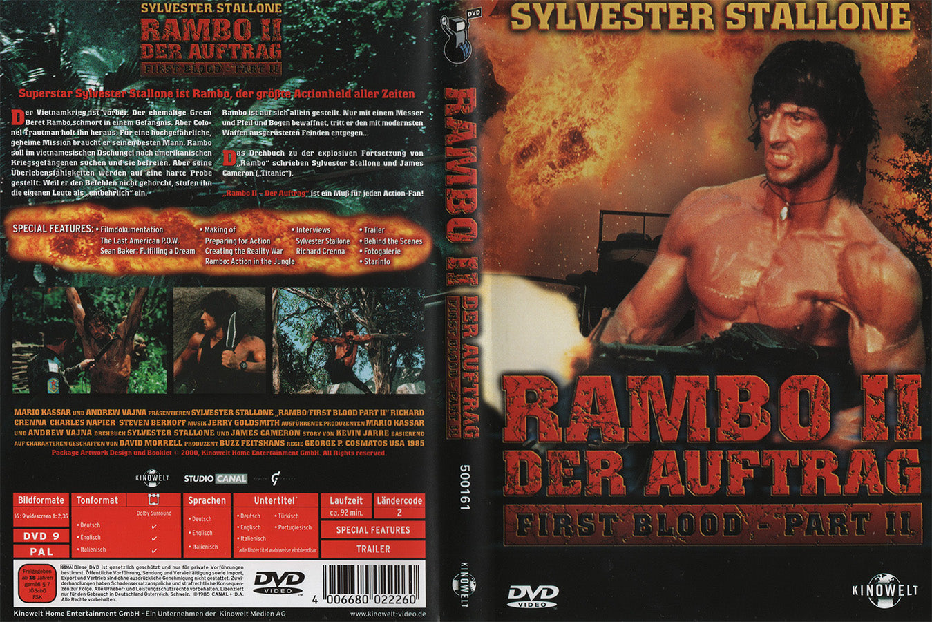 Rambo [Special Edition - Teil I-III] (3xDVD - 2000 - DE)