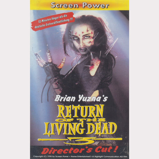 Le Retour des morts-vivants 3 (VHS - 1998 - DE)