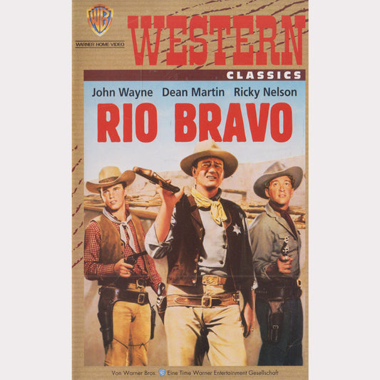 Rio Bravo Warner Home Video 1993 Western Classics VHS Kassette Cover