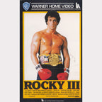 Rocky 3 Warner Home Video 1988 VHS Kassette Cover