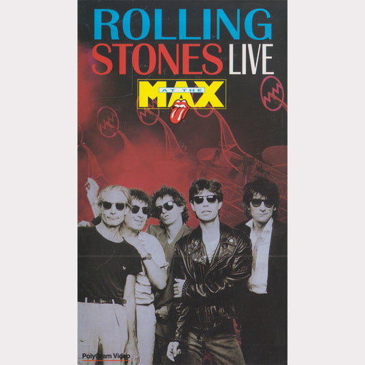 Rolling Stones Live at The Max Polygram Video VHS Kassette Cover