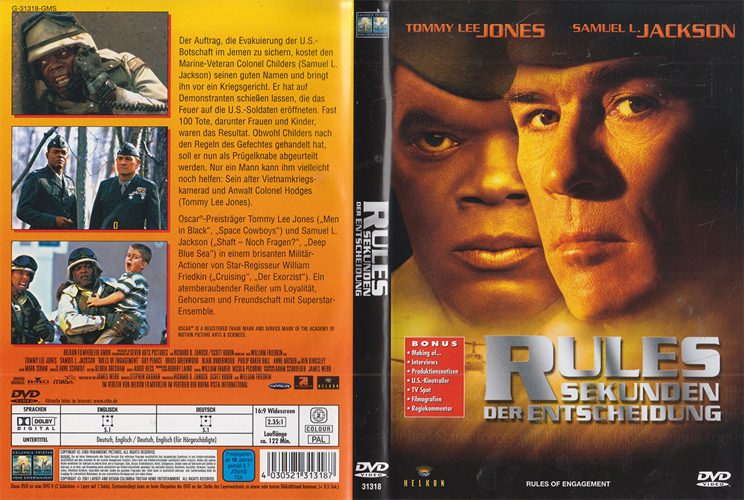 Règles - Secondes de décision (DVD - 2001 - DE)