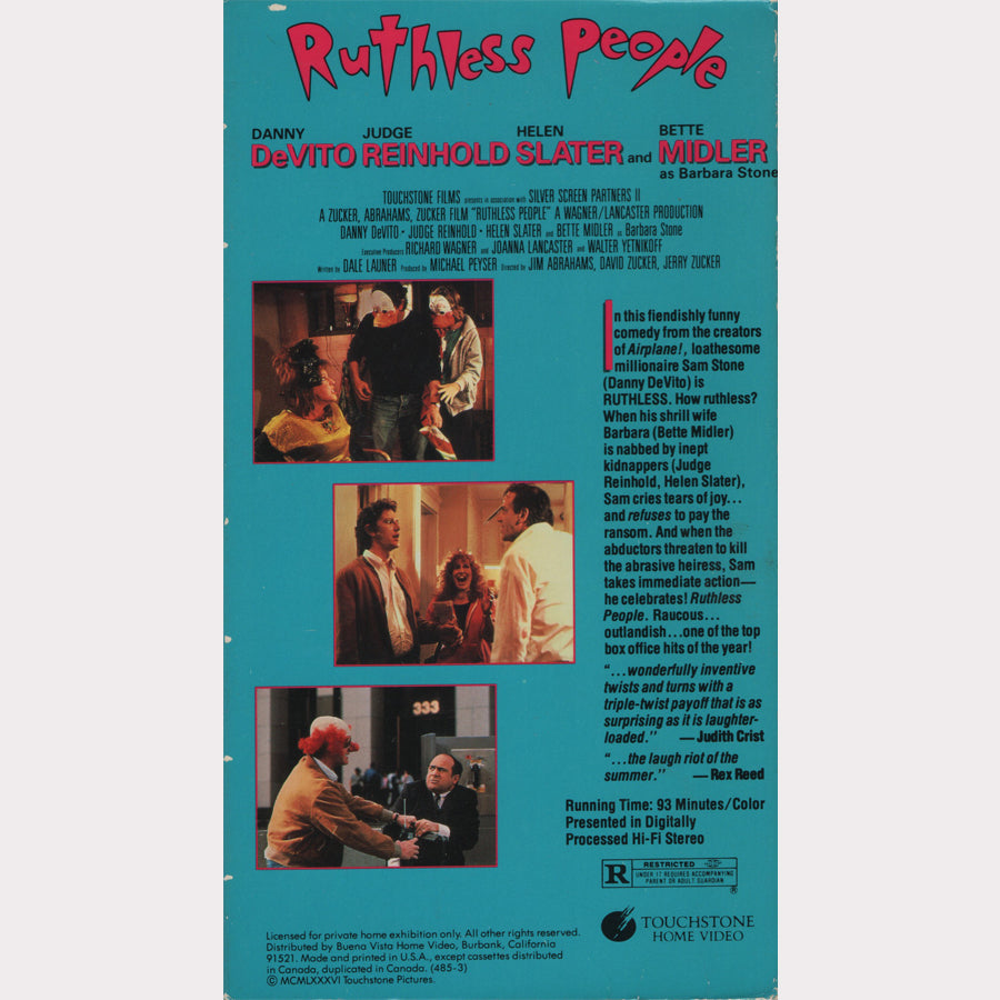 Ruthless People (VHS - US)
