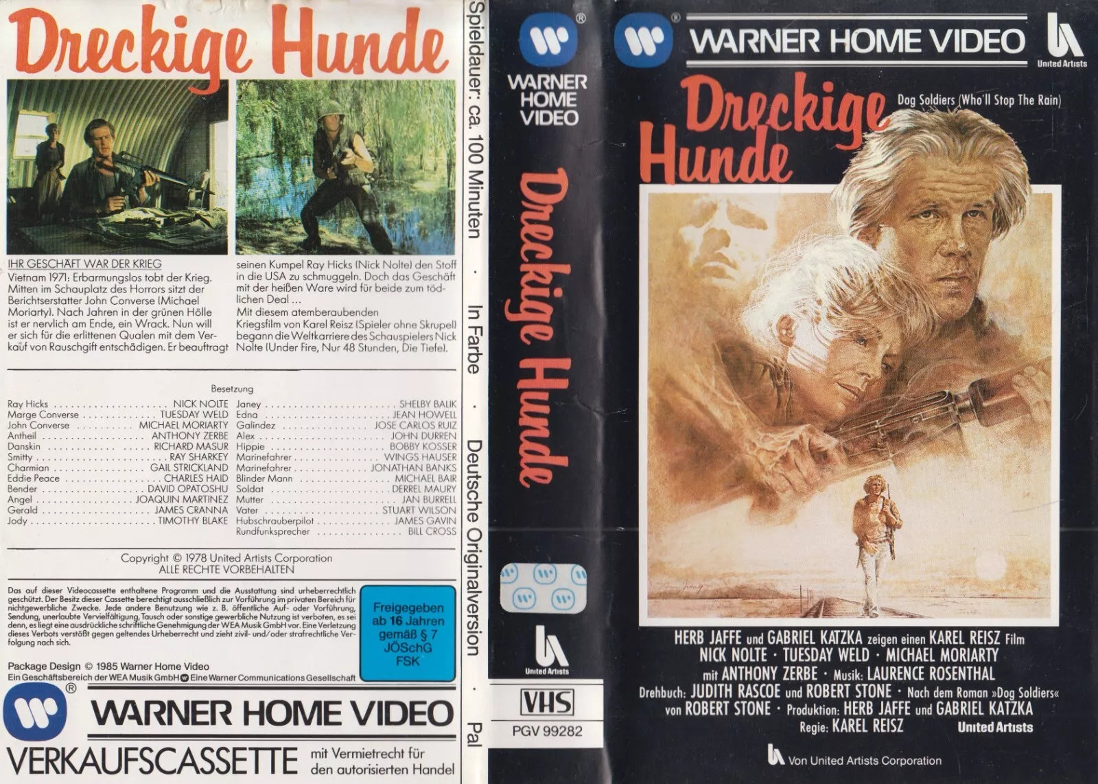 Dirty Dogs (Warner Home Video) [VHS insert (without cassette/case)]