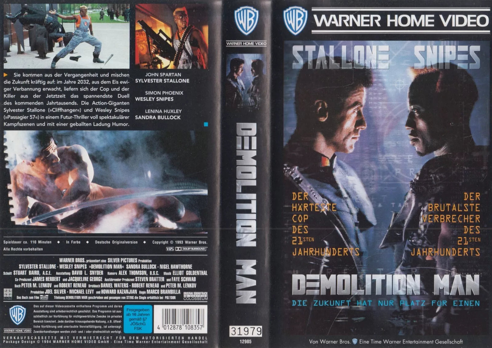 Demolition Man [VHS insert (without cassette/case)]