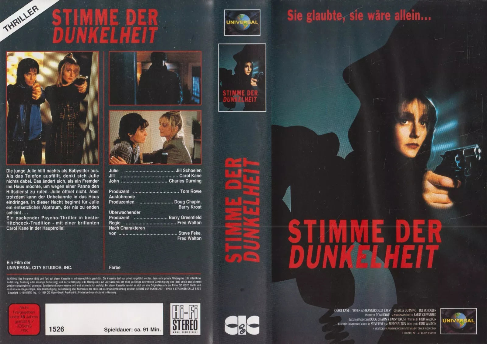 Voice of Darkness [VHS insert (without cassette/case)]