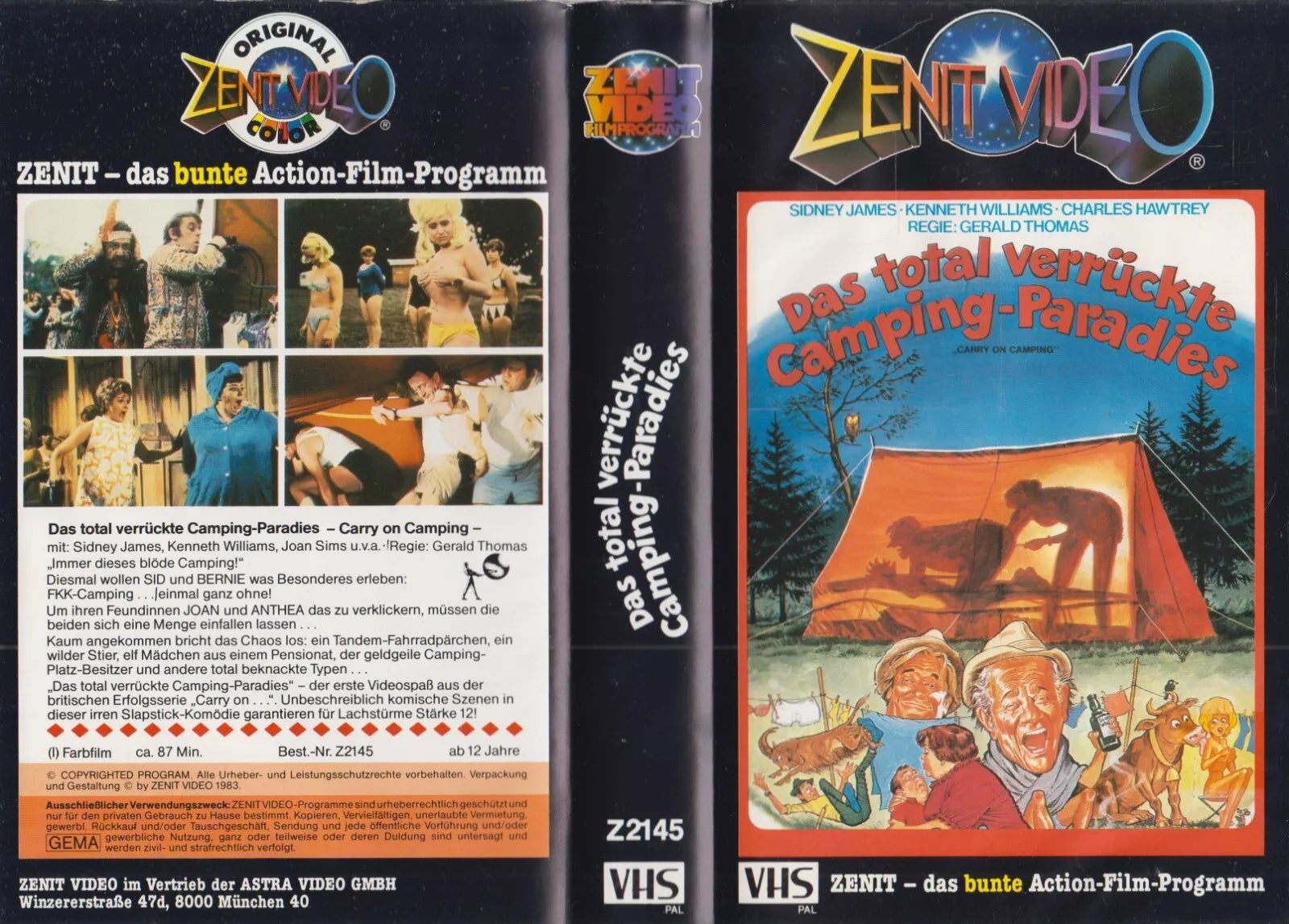 The totally crazy camping paradise [VHS insert (without cassette/case)]