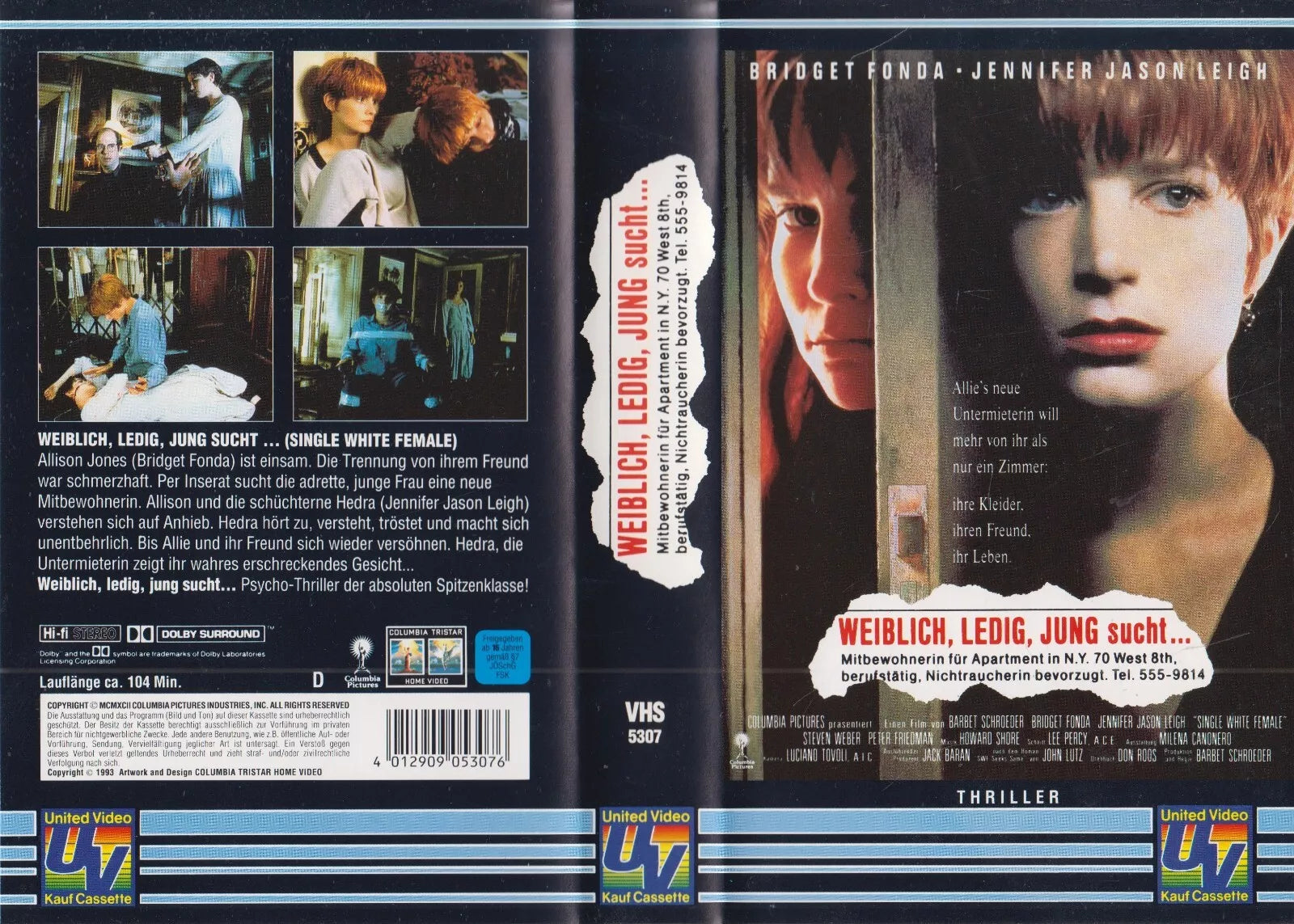 Female, single, young looking for... [VHS insert (without cassette/case)]