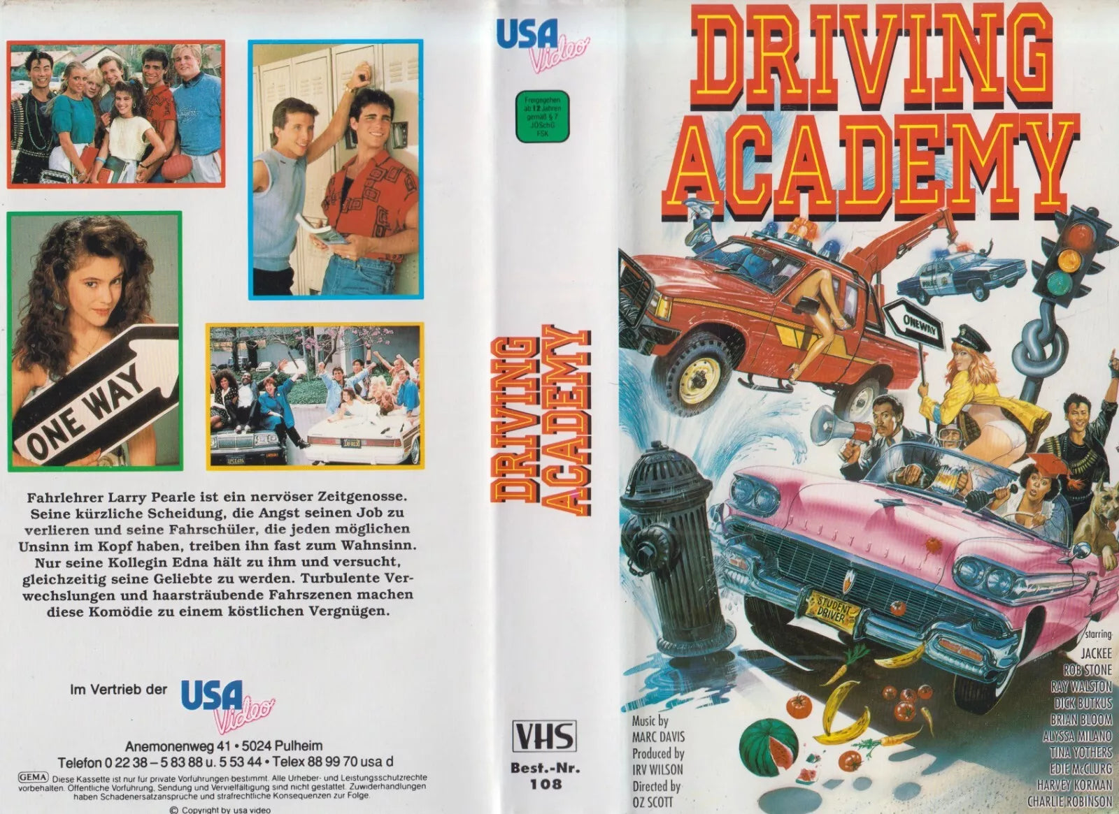 Driving Academy [VHS insert (without cassette/case)]