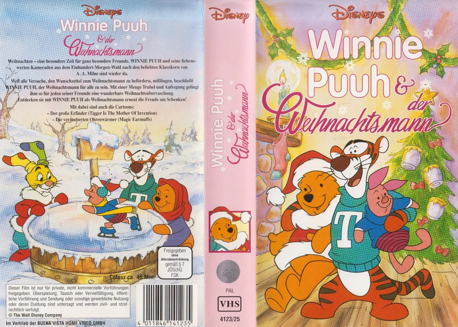Winnie the Pooh &amp; Santa Claus [VHS insert (without cassette/case)]