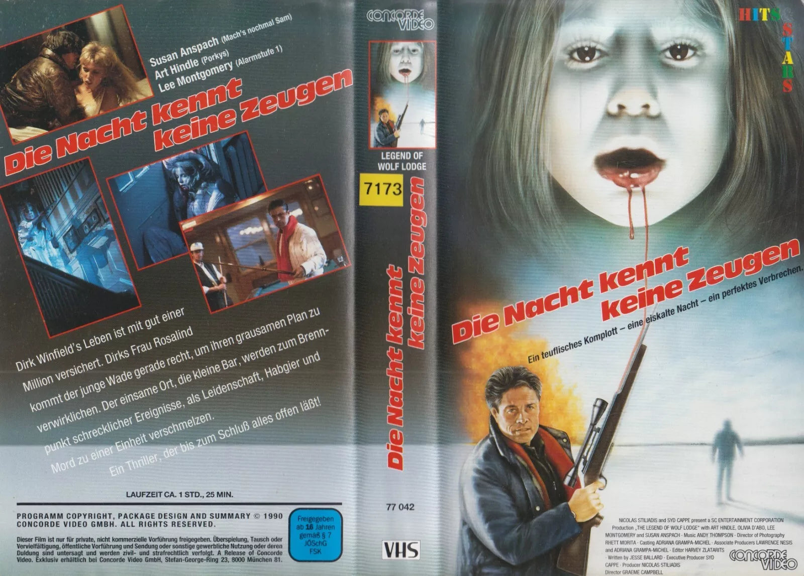 The Night Knows No Witnesses [VHS insert (without cassette/case)]