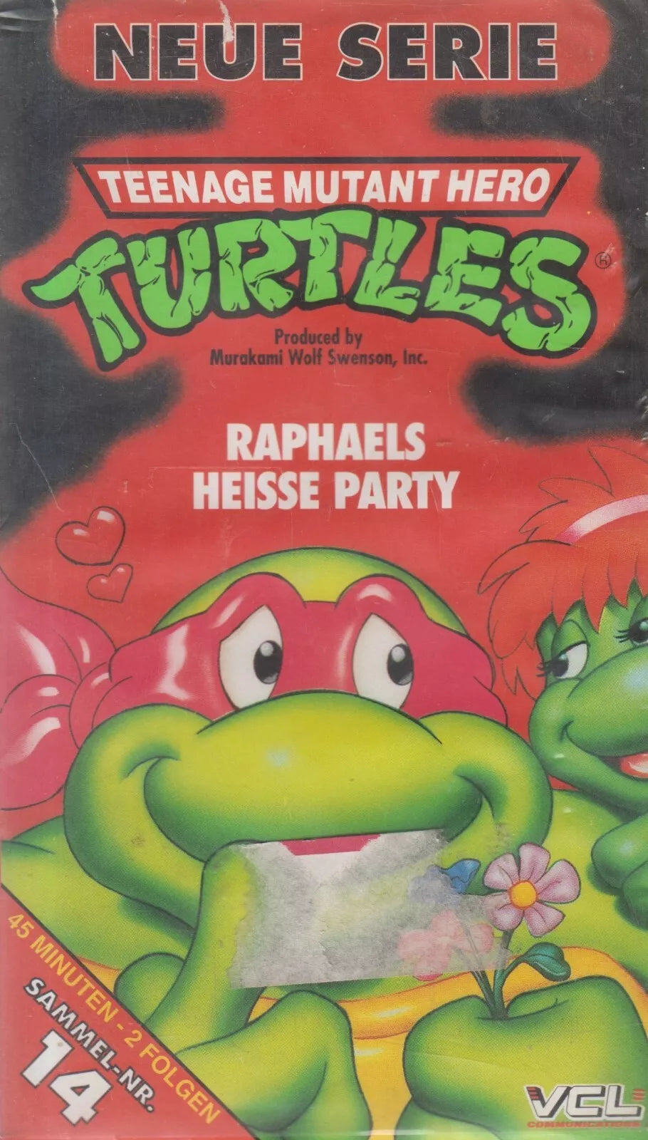 Teenage Mutant Hero Turtles 14: Raphael's Hot Party (VHS - 1992 - DE)