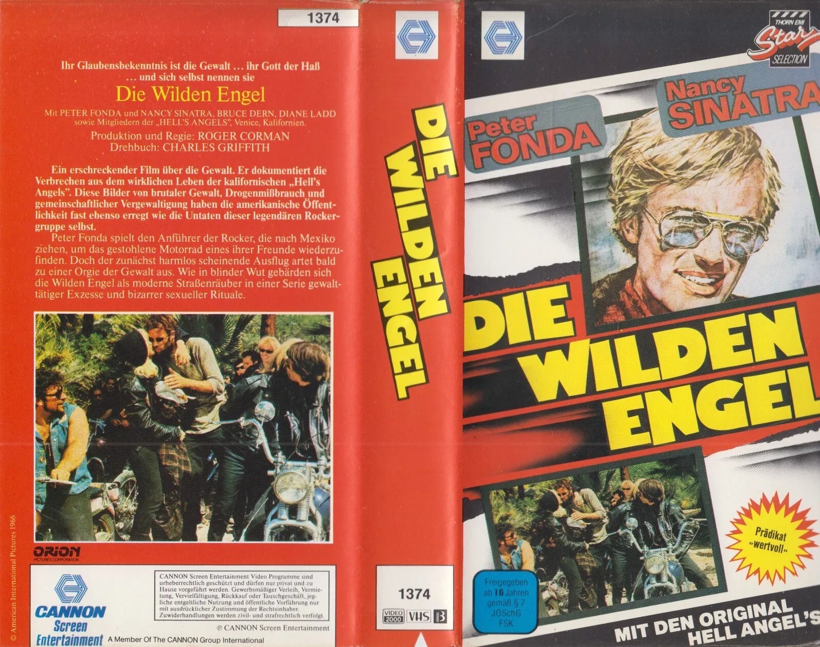 Les Anges Sauvages [Insert VHS (sans cassette/boîtier)]