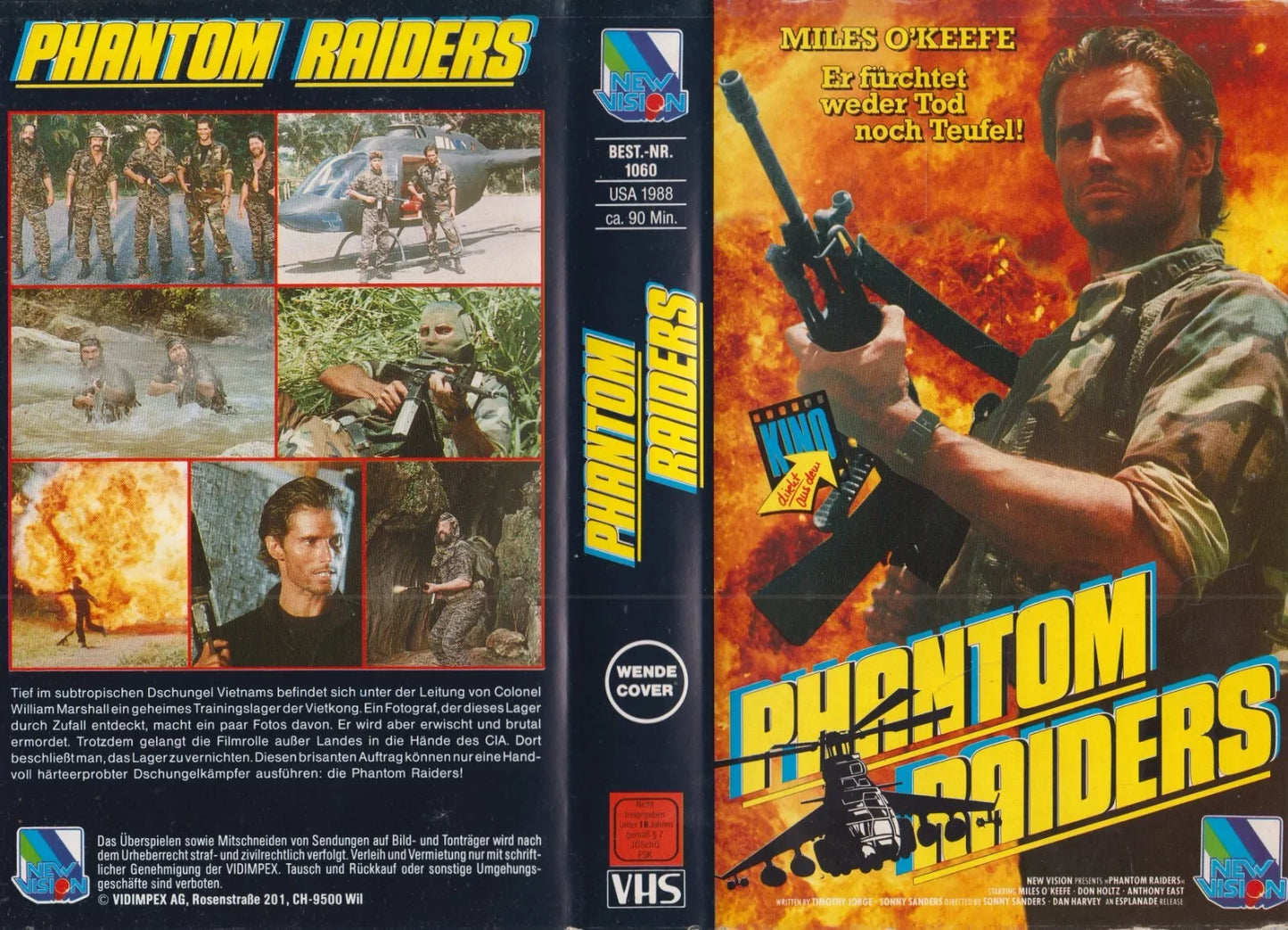 Phantom Raiders [VHS insert (without cassette/case)]