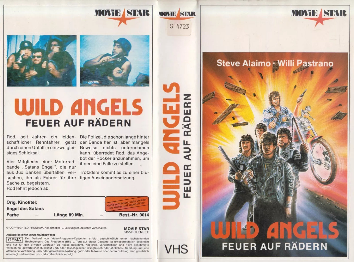 Anges sauvages [Insert VHS (sans cassette/boîtier)]