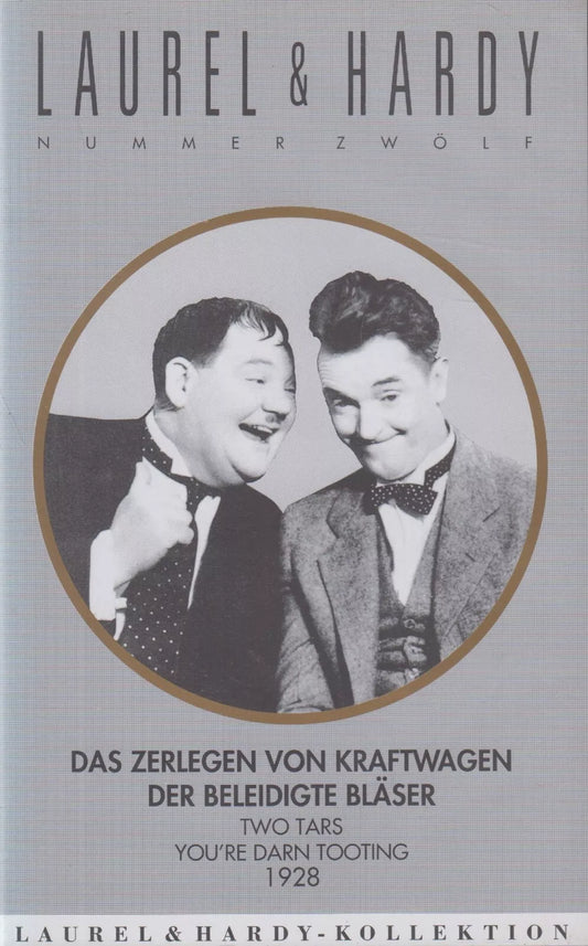 Laurel &amp; Hardy 12: The Dismantling of Motor Vehicles / The Insulted Wind Player (VHS - 1992 - DE)
