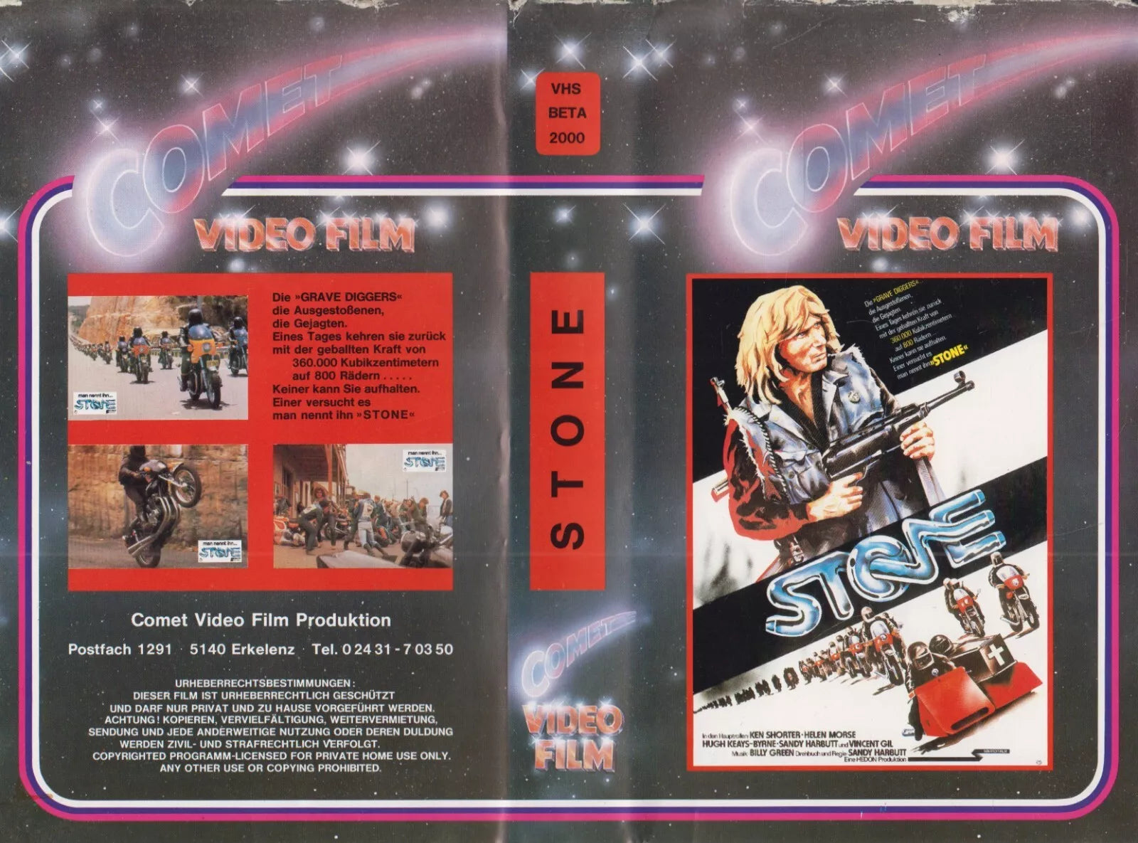 Stone [VHS insert (without cassette/case)]