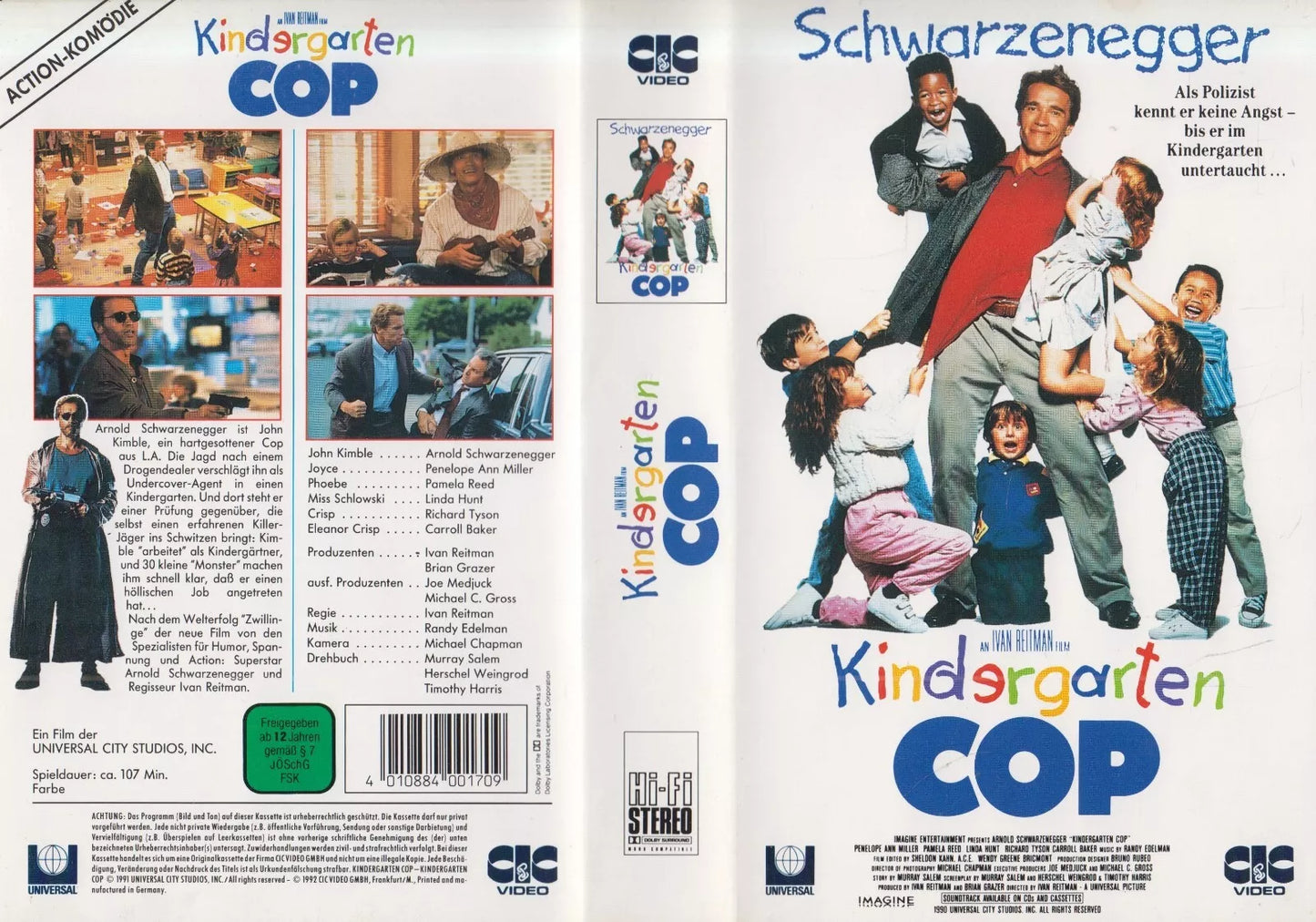 Kindergarten Cop [VHS insert (without cassette/case)]