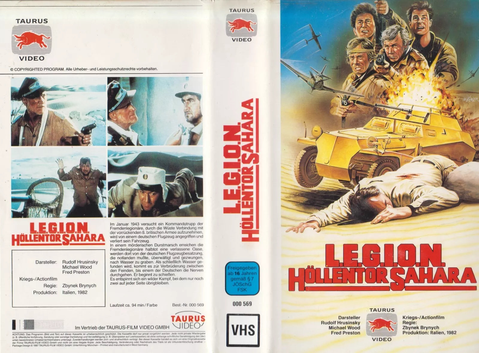 LEGION - Höllentor Sahara [VHS insert (without cassette/case)]
