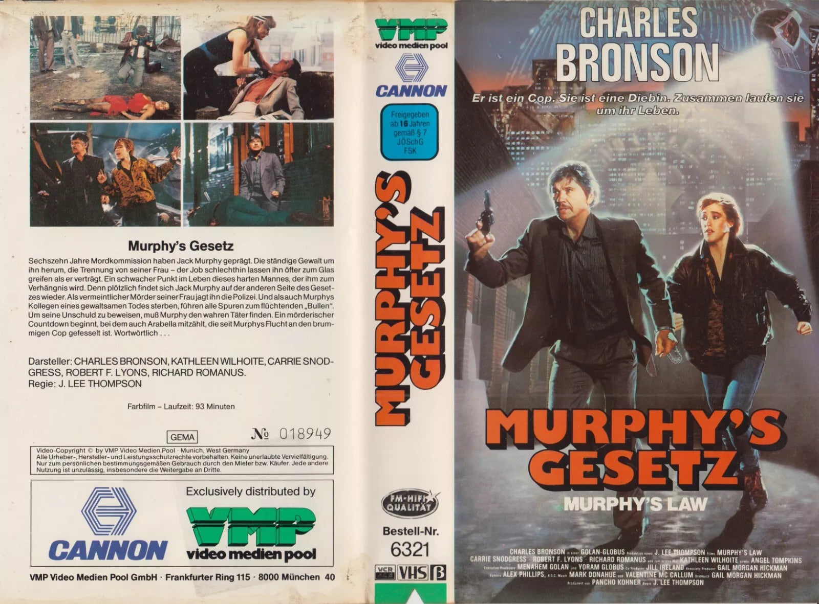 Murphy's Law [VHS insert (without cassette/case)]