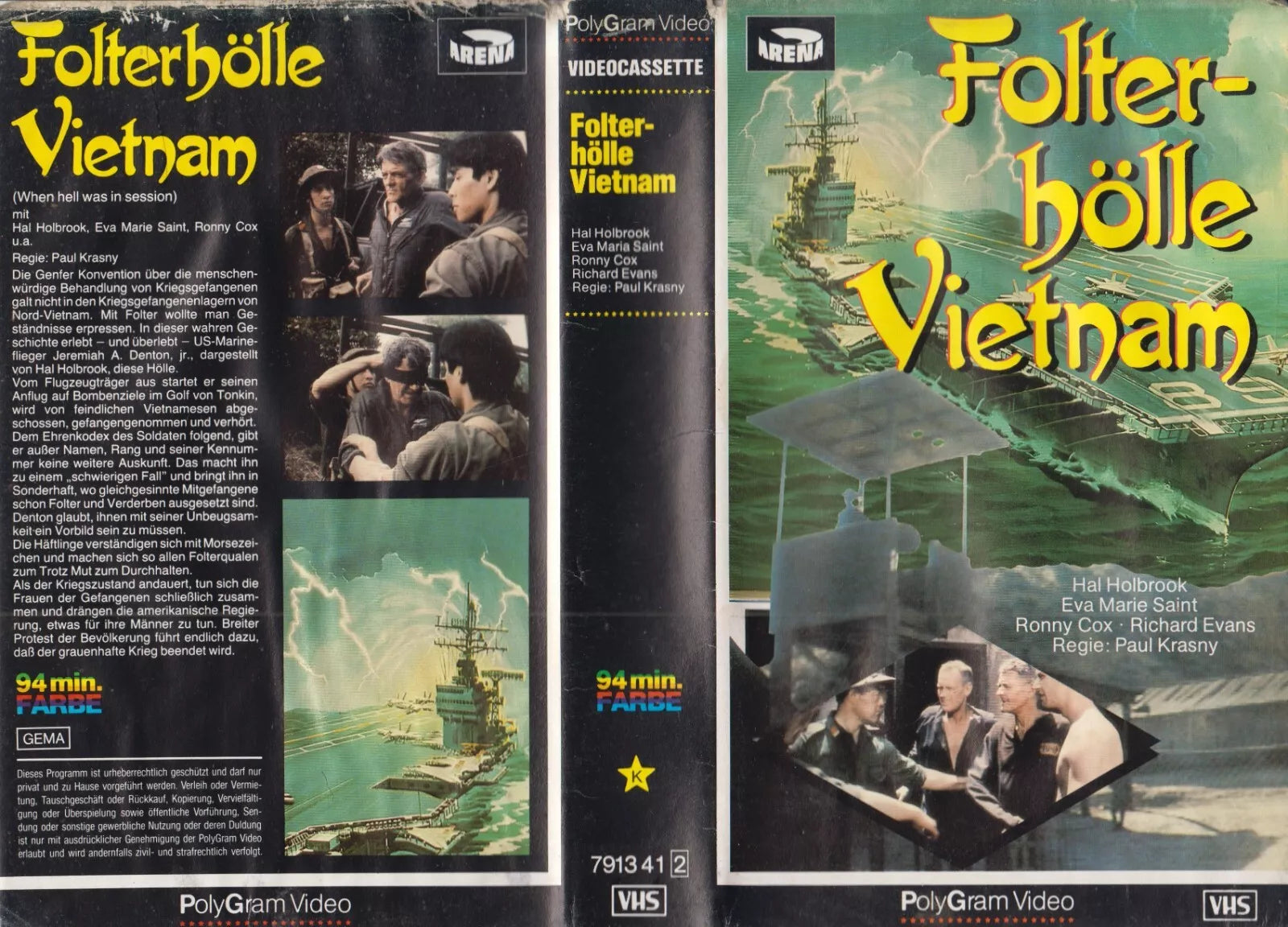 L'enfer de la torture au Vietnam [Insert VHS (sans cassette/boîtier)]