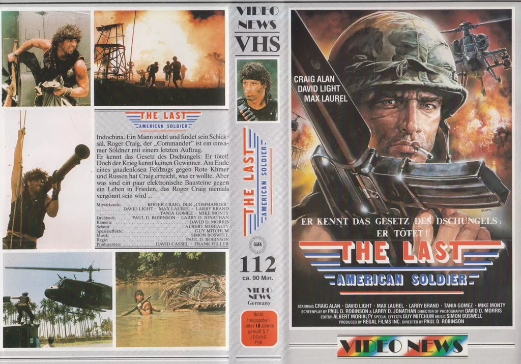 The Last American Soldier [VHS insert (without cassette/case)]