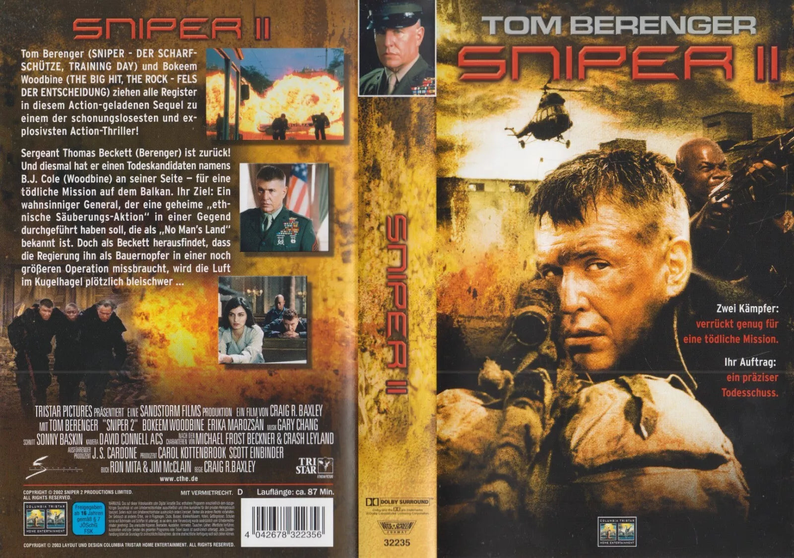 Sniper II [VHS insert (without cassette/case)]