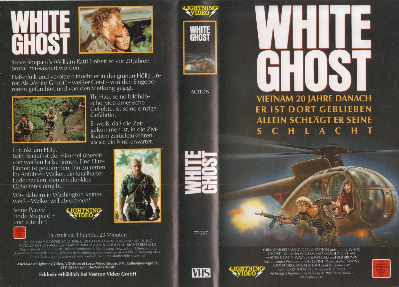 White Ghost [VHS insert (without cassette/case)]