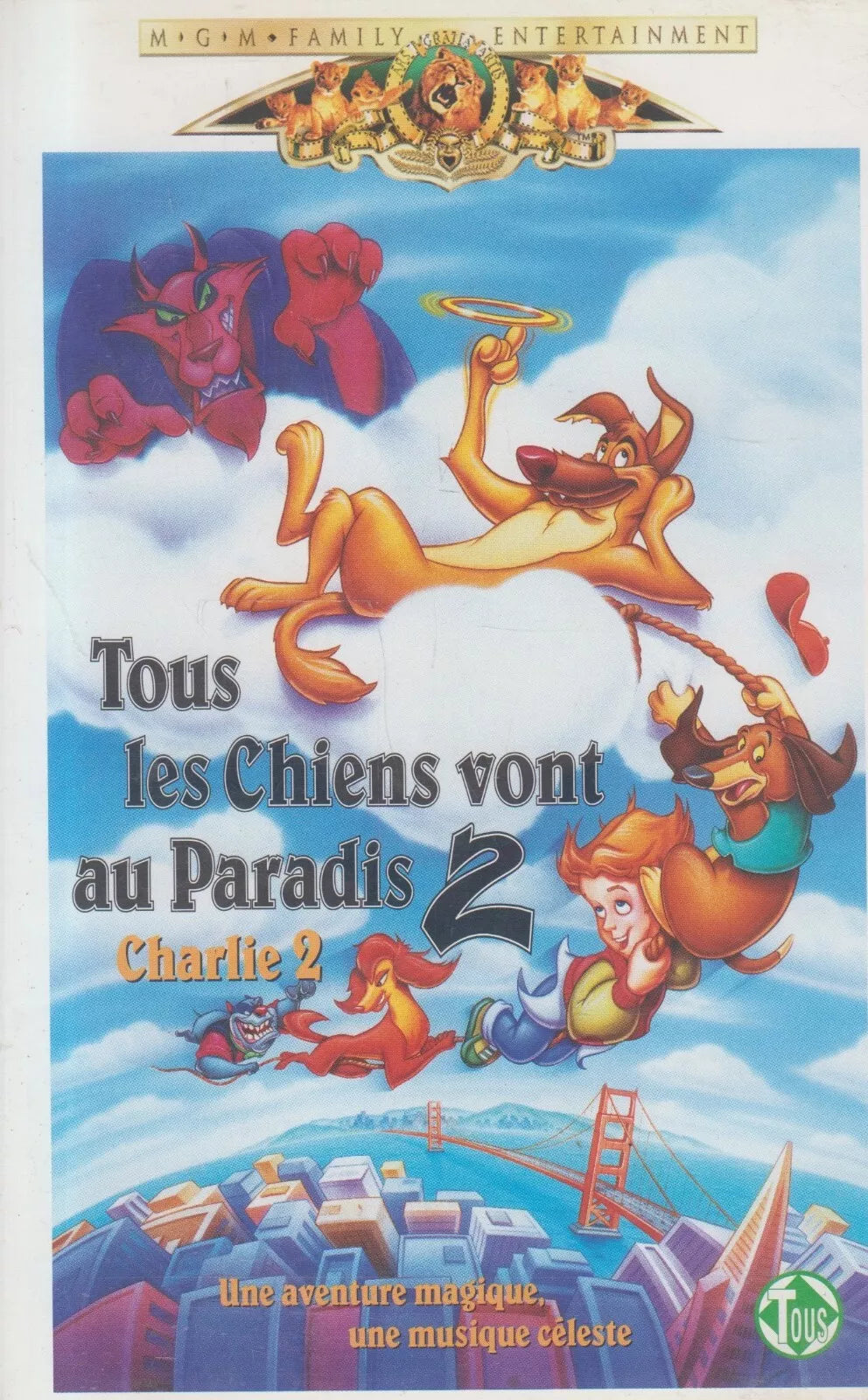Tous les Chiens vont au Paradis 2 - Charlie 2 (VHS - 2000 - FR)
