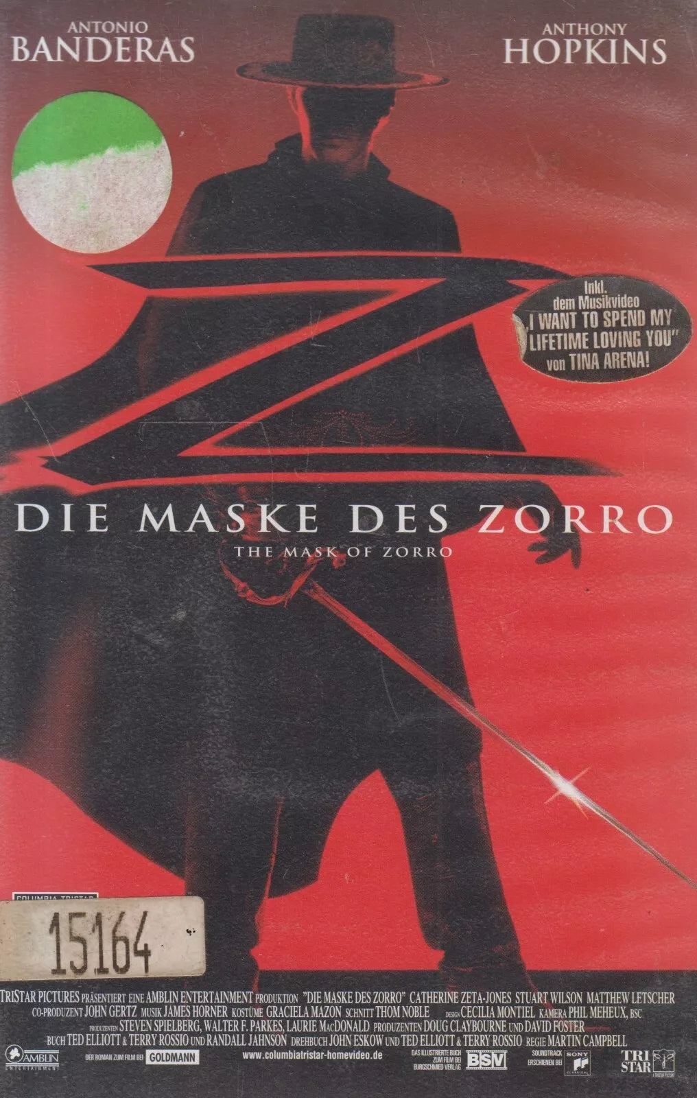 Le Masque de Zorro (VHS - 1999 - DE)