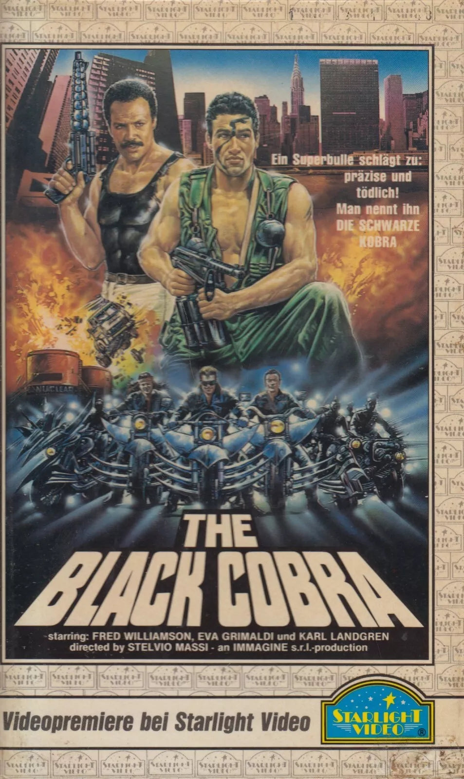 The Black Cobra (VHS - DE)