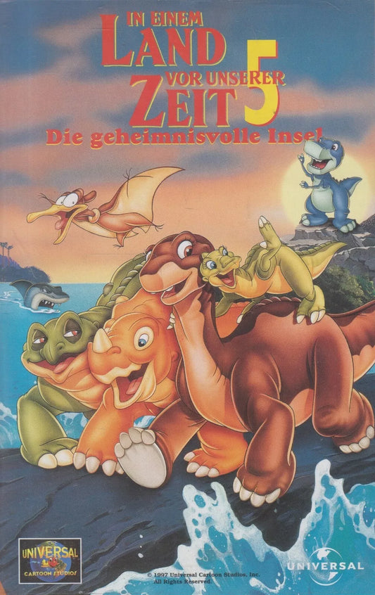 The Land Before Time 5: The Mysterious Island (VHS - 1997 - DE)
