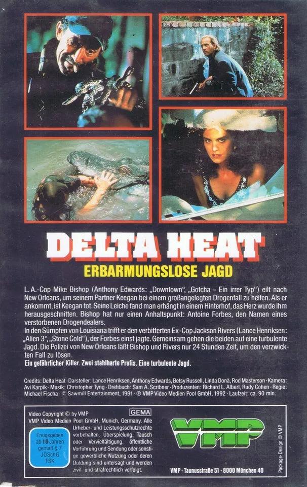 Delta Heat - Erbarmungslose Jagd (VHS - 1992 - DE)