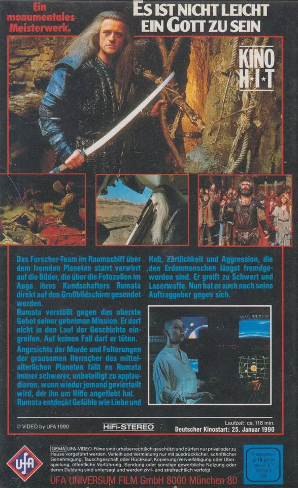 Es ist nicht leicht ein Gott zu sein (VHS - 1990 - DE)