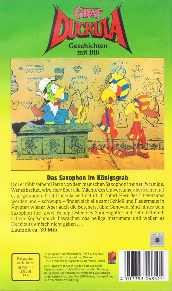 Count Duckula 1: The Saxophone in the King's Tomb (VHS - 1991 - DE)