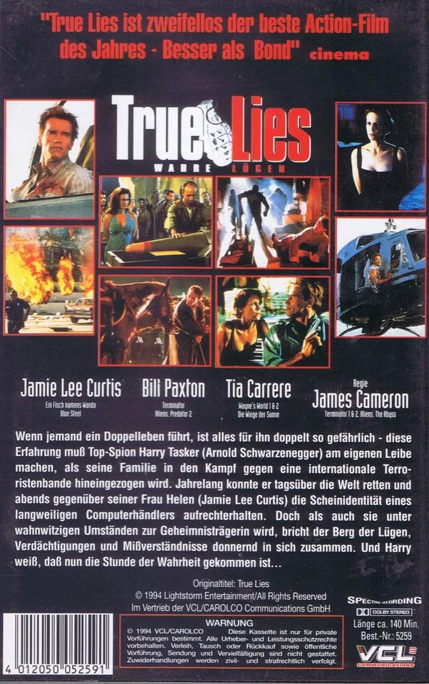 True Lies - Wahre Lügen (VHS - 1994 - DE)