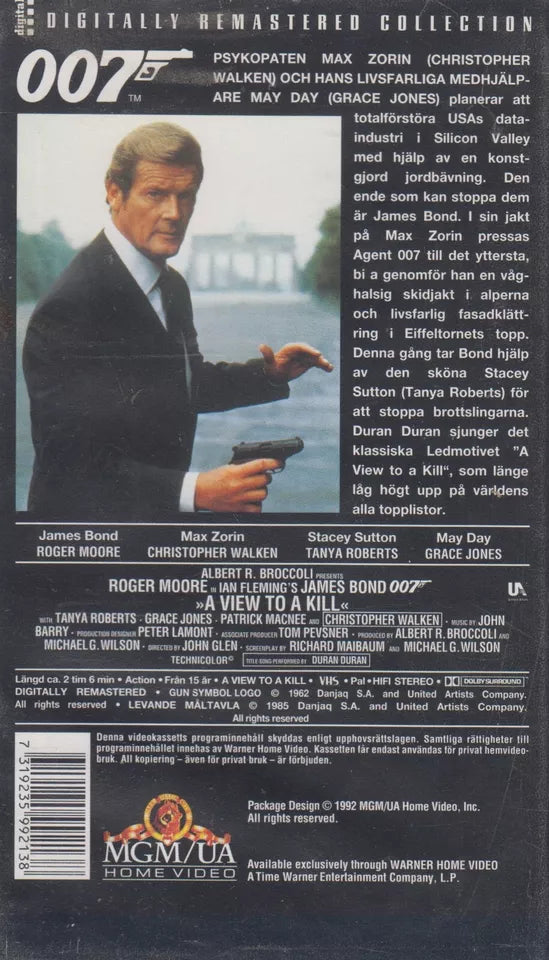James Bond 007 - Levande Måltavla (VHS - 1992 - SE)
