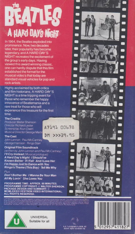 The Beatles: A Hard Day's Night (VHS - UK / DE)
