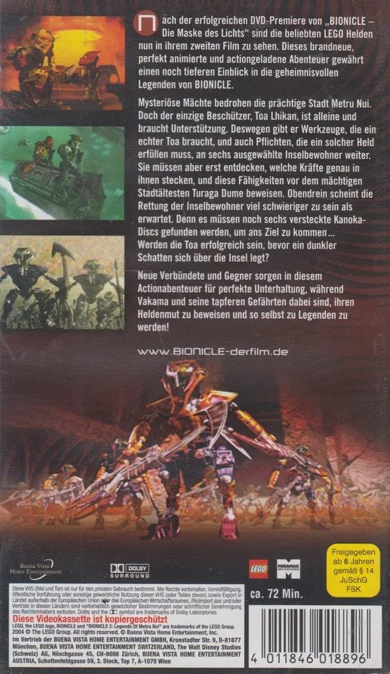 Bionicle 2 - Die Legenden von Metru Nui (VHS - 2004 - DE)