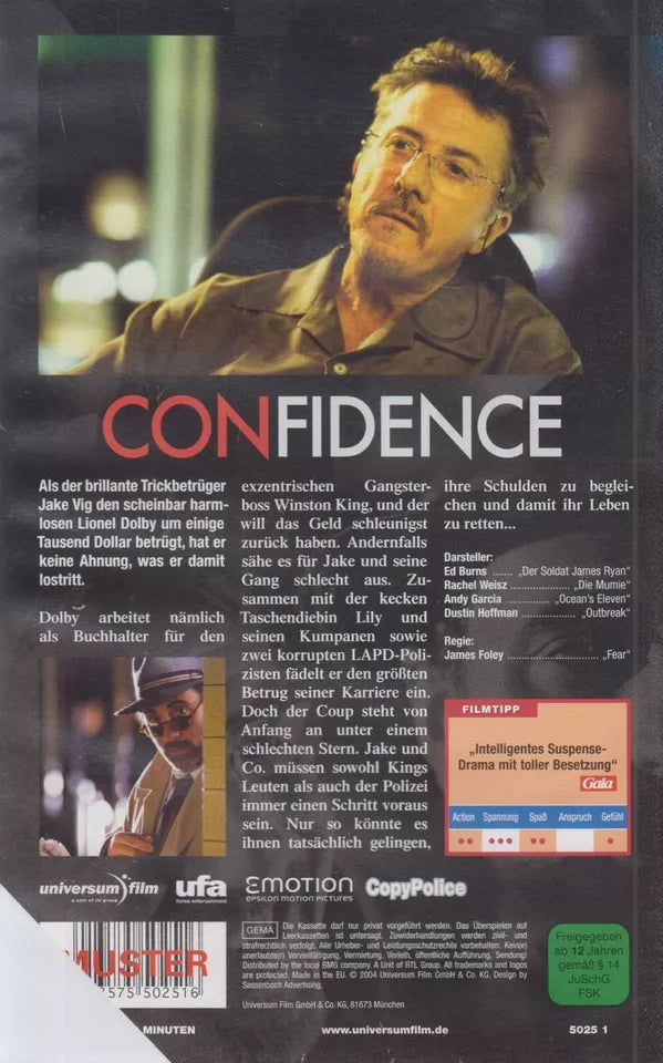 Confidence [Pressekopie] (VHS - 2004 - DE)