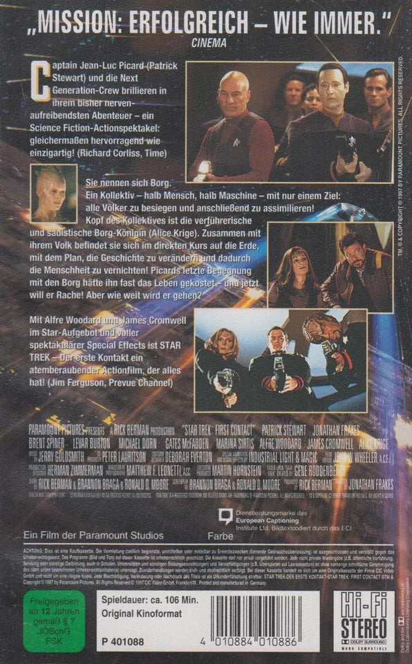 Star Trek - Der erste Kontakt (VHS - 1997 - DE)