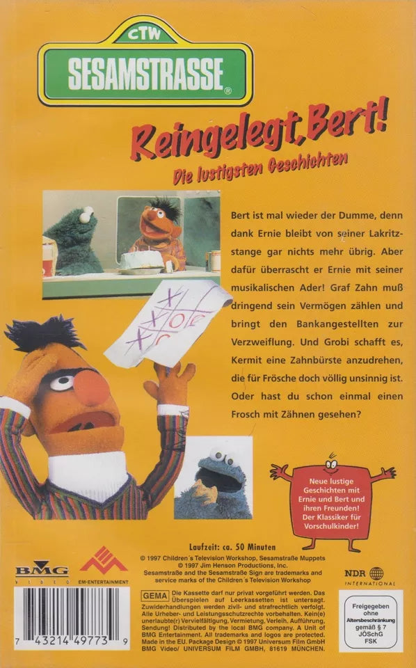 Sesamstraße: Reingelegt, Bert! (VHS - 1997 - DE)