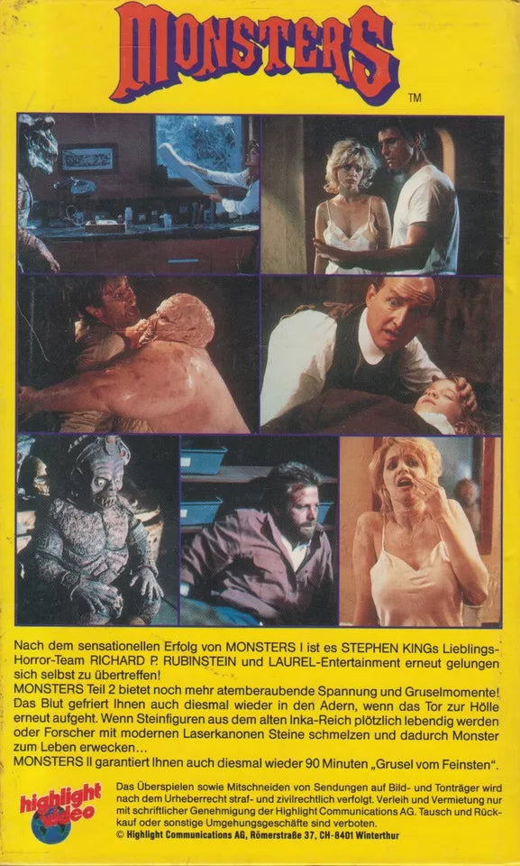 Monsters Teil 2 - Die Abenteuer gehen weiter (VHS - DE)