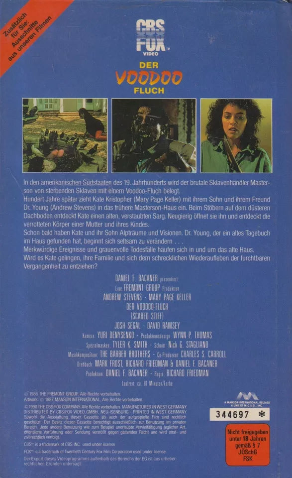 Der Voodoo Fluch (VHS - 1990 - DE)